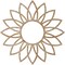 Ekena Millwork Daisy Wood Fretwork Pierced Ceiling Medallion, Red Oak, 20"OD x 7"ID x 3/8"T CMWP20X20X0375DARO - alternate 2